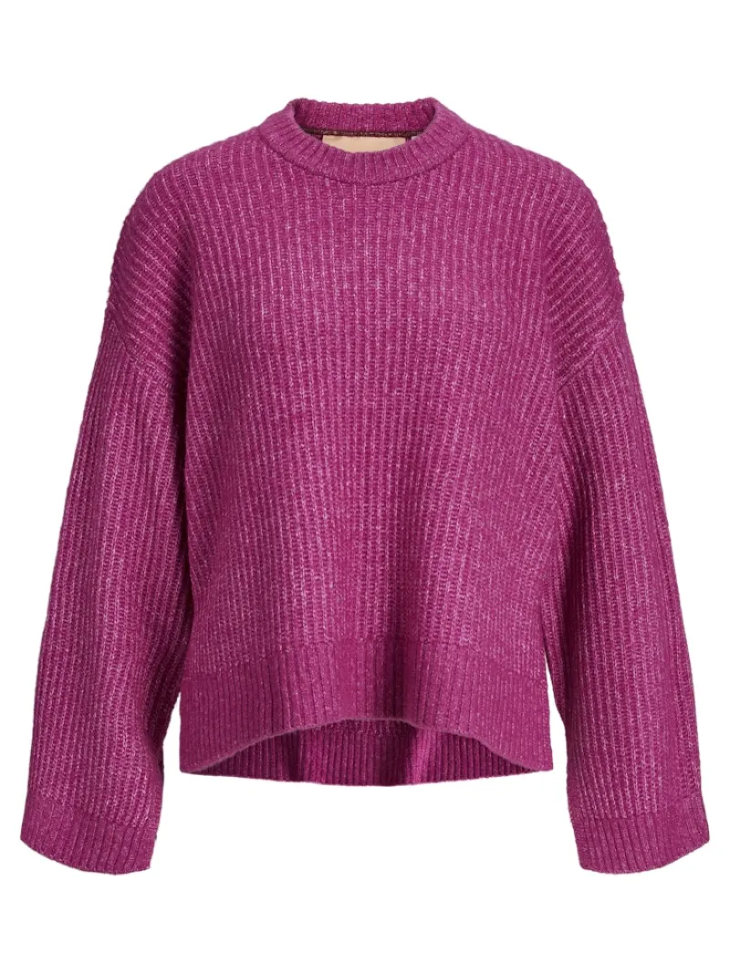 JJXX Pullover & Sweatshirts*JXSIGGA DIVERSE CREW NECK KNIT SN fuchsia red