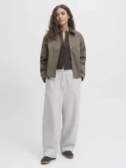 JJXX Hosen*JXSTUDIO VESTERBRO HW PANT SWT NOOS Light Grey Melange