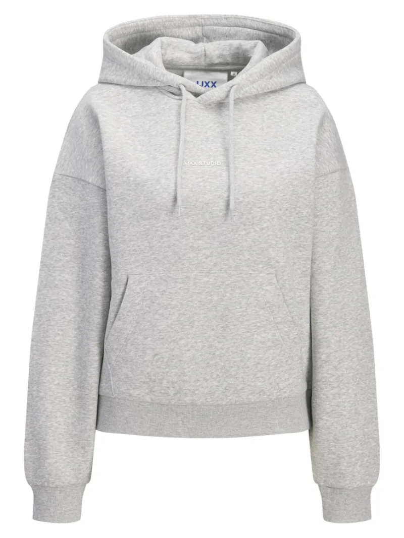 JJXX Pullover & Sweatshirts*JXSTUDIO VESTERBRO LS RLX HOOD SWT NOOS Light Grey Melange