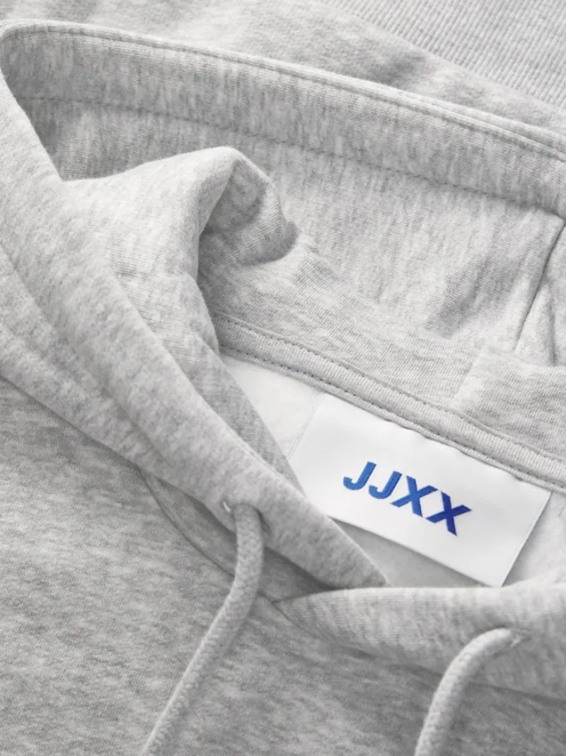 JJXX Pullover & Sweatshirts*JXSTUDIO VESTERBRO LS RLX HOOD SWT NOOS Light Grey Melange