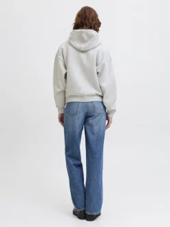 JJXX Pullover & Sweatshirts*JXSTUDIO VESTERBRO LS RLX HOOD SWT NOOS Light Grey Melange