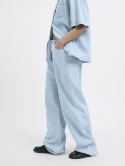 JJXX Hosen*JXSURA WIDE MW JEANS DNM Light Blue Denim