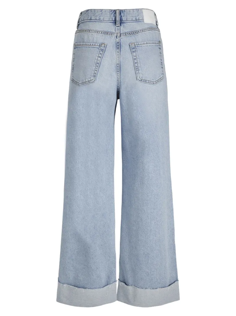 JJXX Jeans*JXTOKYO WIDE FOLD UP HW R6169 DNM LN Light Blue Denim