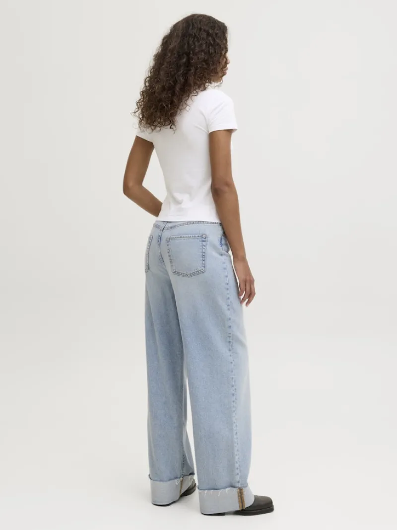 JJXX Jeans*JXTOKYO WIDE FOLD UP HW R6169 DNM LN Light Blue Denim