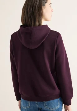 Cecil Pullover & Sweatshirts*Kapuzen Sweatshirt eggplant red