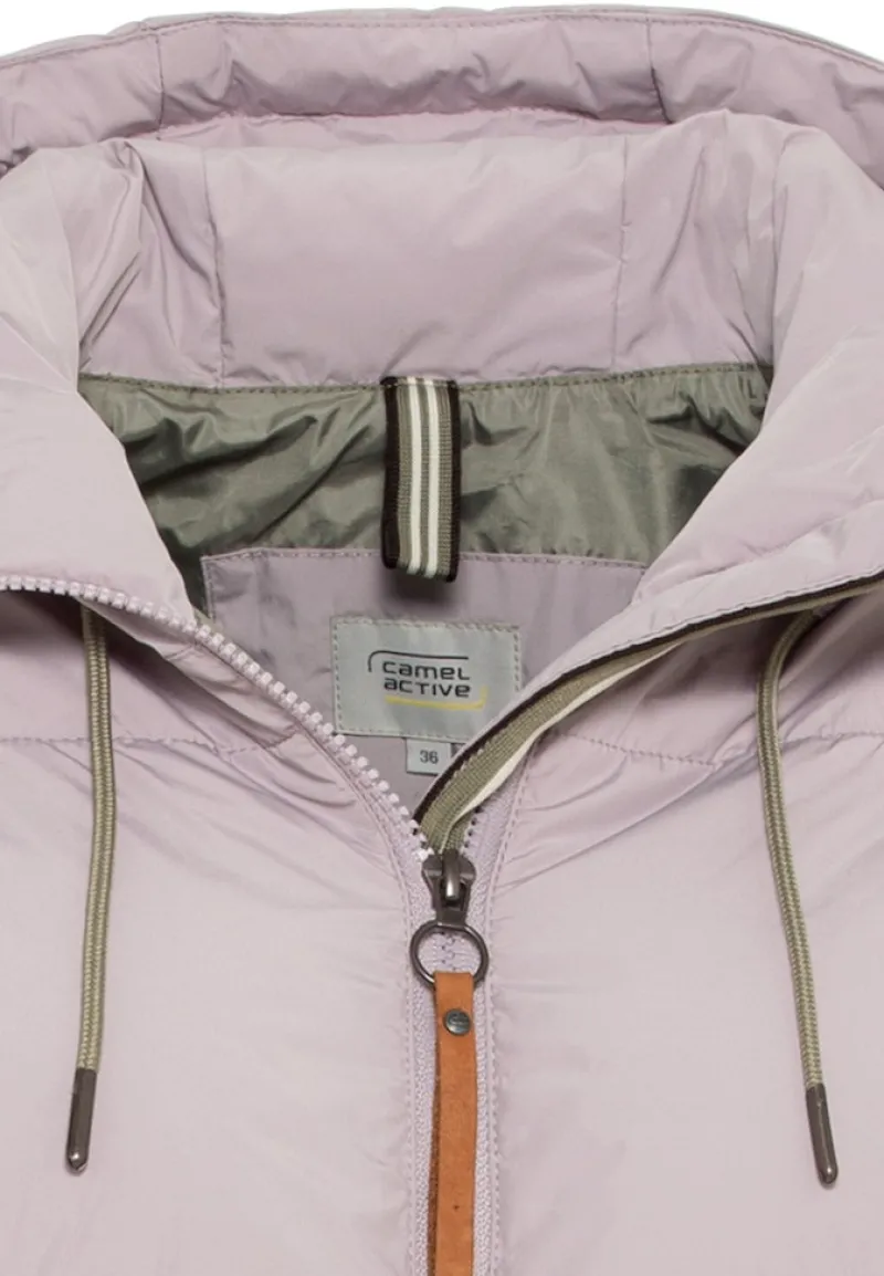 Camel Active Jacken*Kapuzenjacke aus recyceltem Polyester light mauve