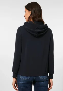 Street One Pullover & Sweatshirts*Kapuzenjacke mit Print Black