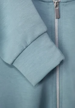 Street One Pullover & Sweatshirts*Kapuzenjacke mit Print milky jade blue