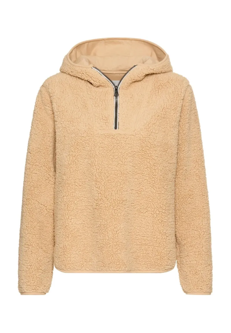 Camel Active Pullover & Sweatshirts*Kapuzenpullover aus Teddyfleece caramel