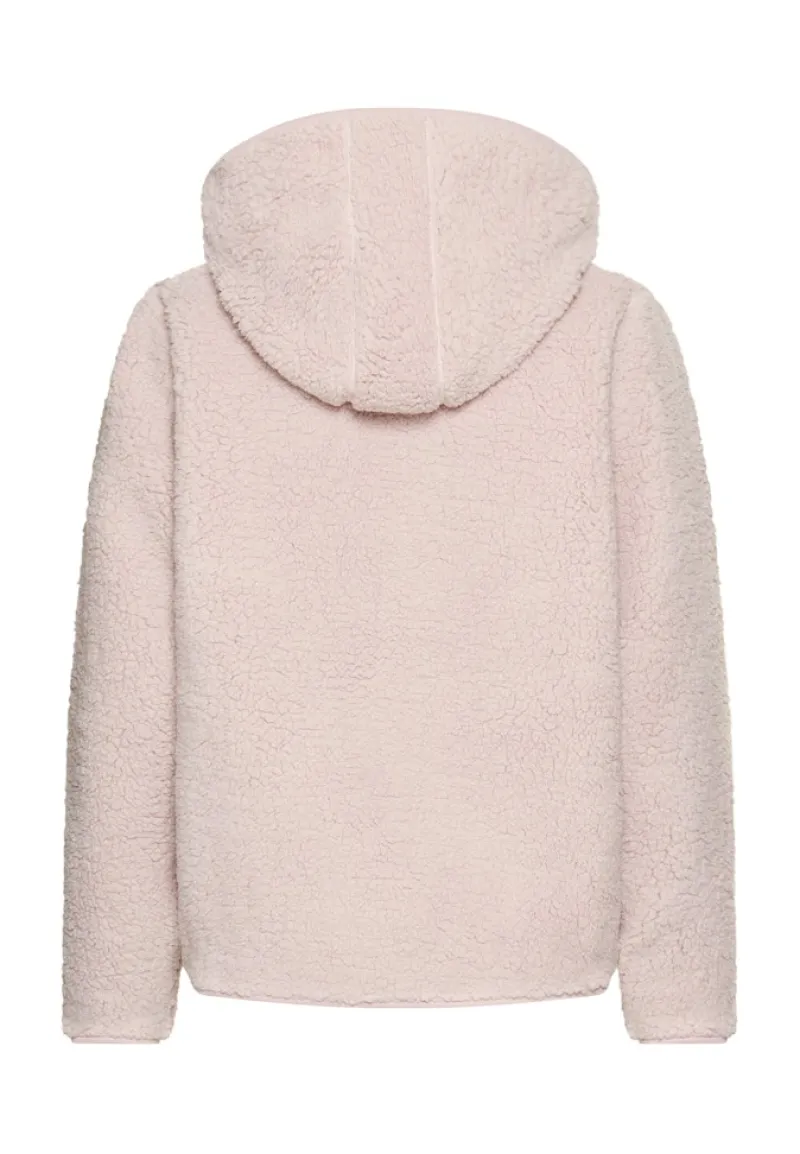 Camel Active Pullover & Sweatshirts*Kapuzenpullover aus Teddyfleece mauve pink