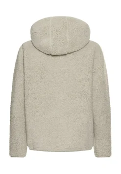 Camel Active Pullover & Sweatshirts*Kapuzenpullover aus Teddyfleece eukalyptus