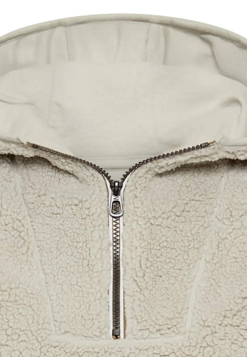 Camel Active Pullover & Sweatshirts*Kapuzenpullover aus Teddyfleece eukalyptus