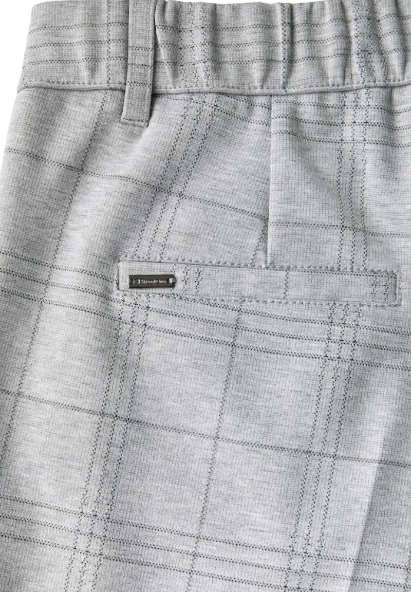Street One Hosen*Karierte Chino heather grey mel.