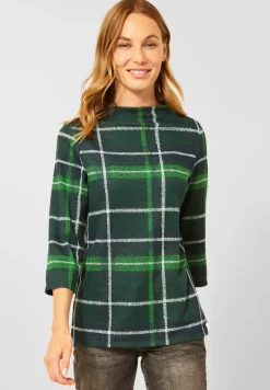 Cecil Shirts*Kariertes Jacquardshirt ponderosa pine green