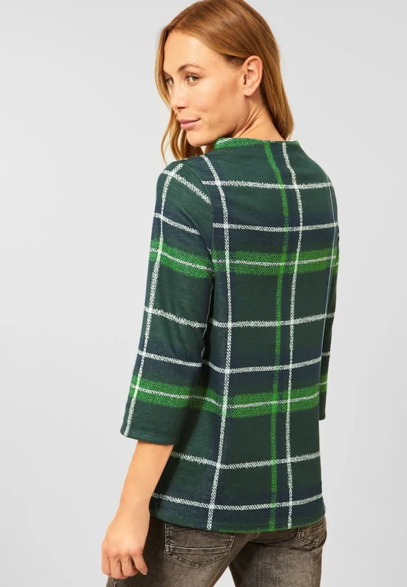 Cecil Shirts*Kariertes Jacquardshirt ponderosa pine green