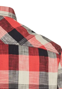 Camel Active Hemden|Big Boys*Kariertes Kurzarmhemd aus reiner Baumwolle Dark Navy