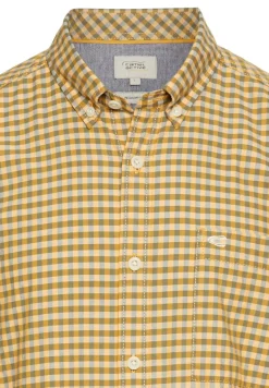 Camel Active Hemden|Big Boys*Kariertes Kurzarmhemd aus Baumwolle sunflower