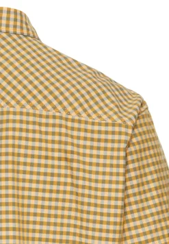 Camel Active Hemden|Big Boys*Kariertes Kurzarmhemd aus Baumwolle sunflower