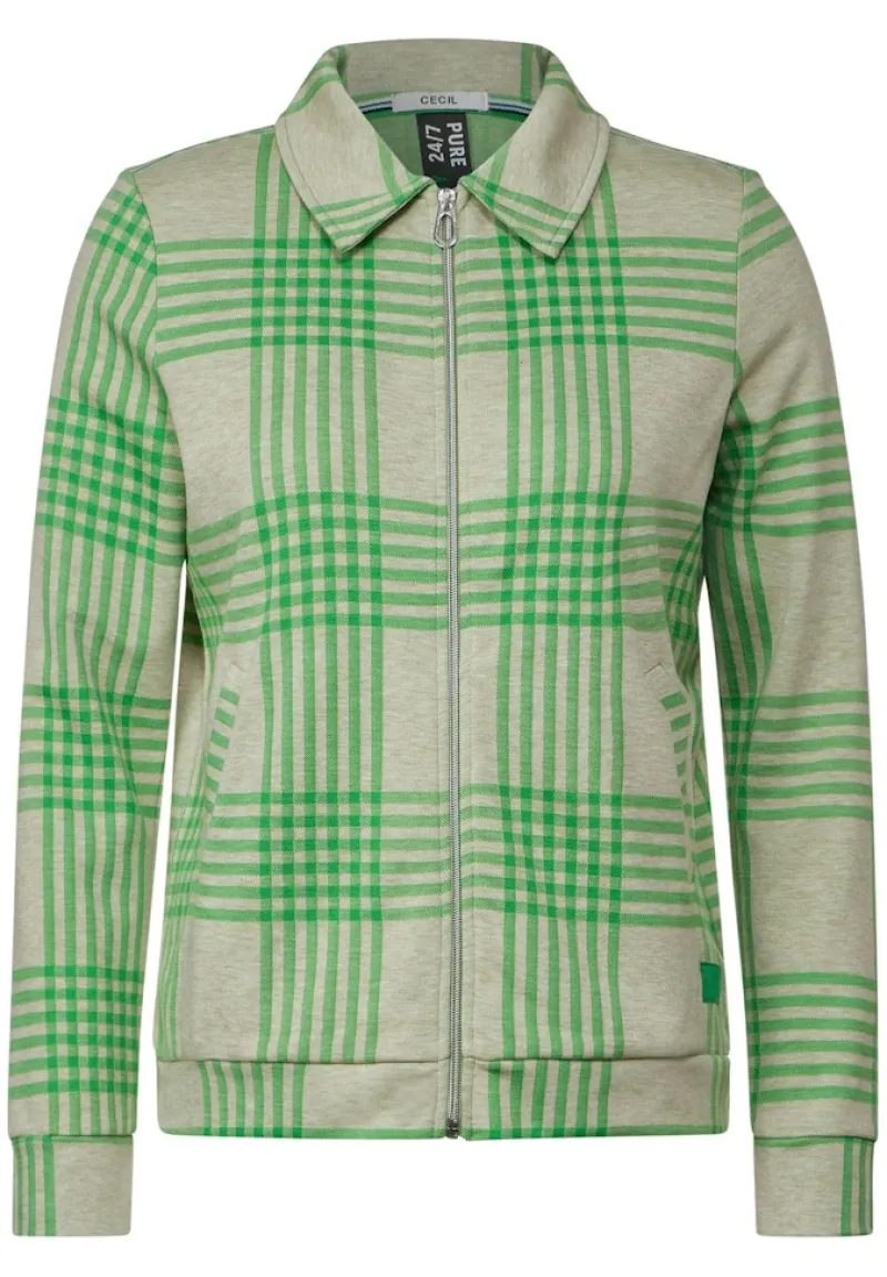 Cecil Shirts*Karo Shirtjacke Celery Green