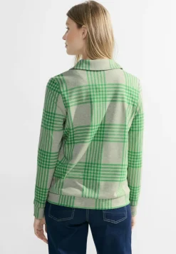 Cecil Shirts*Karo Shirtjacke Celery Green