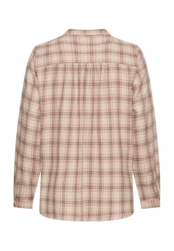 Camel Active Blusen*Karobluse aus Baumwollmix mauve pink check