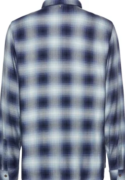Camel Active Blusen*Karobluse aus reiner Viskose blue check