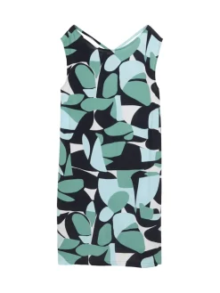 Tom Tailor Kleider*Kleid aus Viskose green dots and shapes design