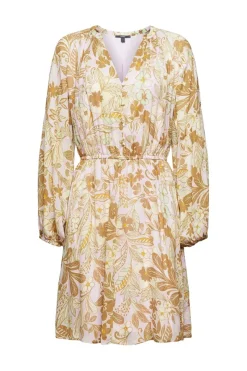 Esprit Kleider*Kleid mit floralem Print Beige