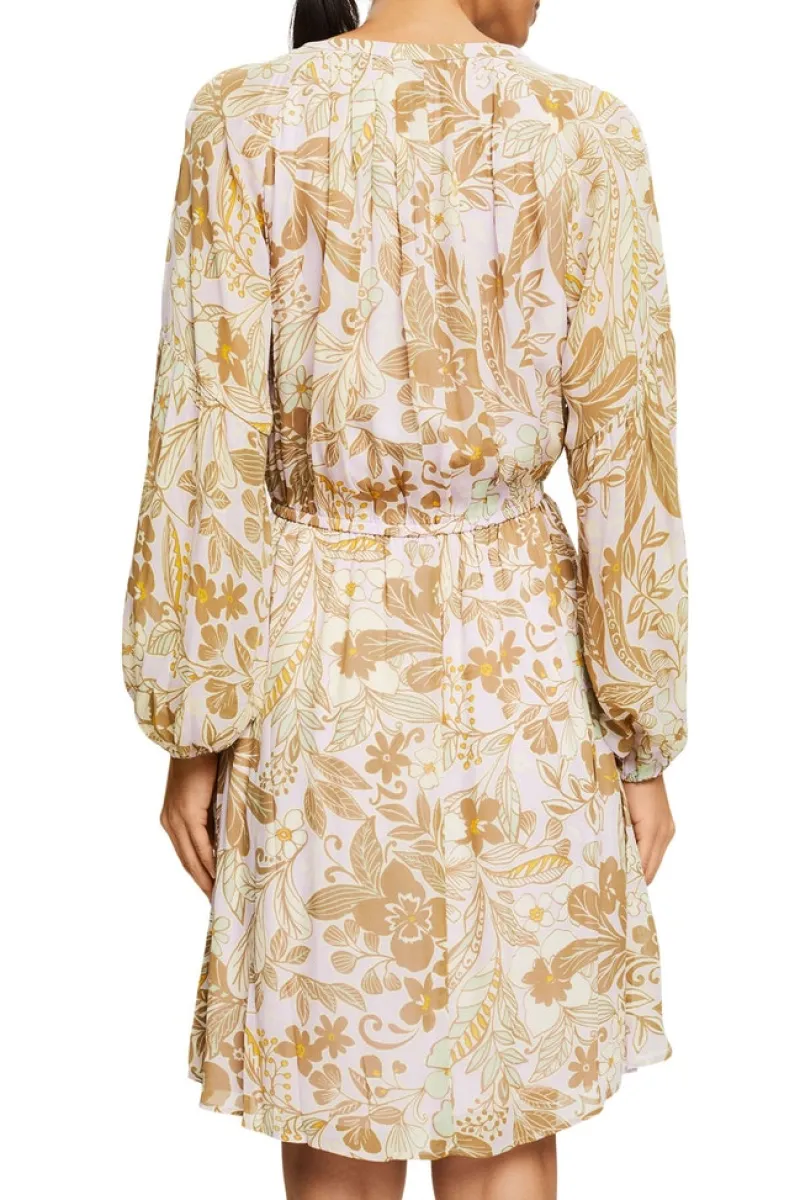 Esprit Kleider*Kleid mit floralem Print Beige