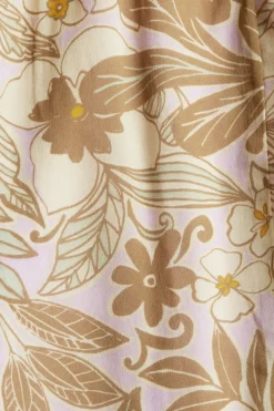 Esprit Kleider*Kleid mit floralem Print Beige