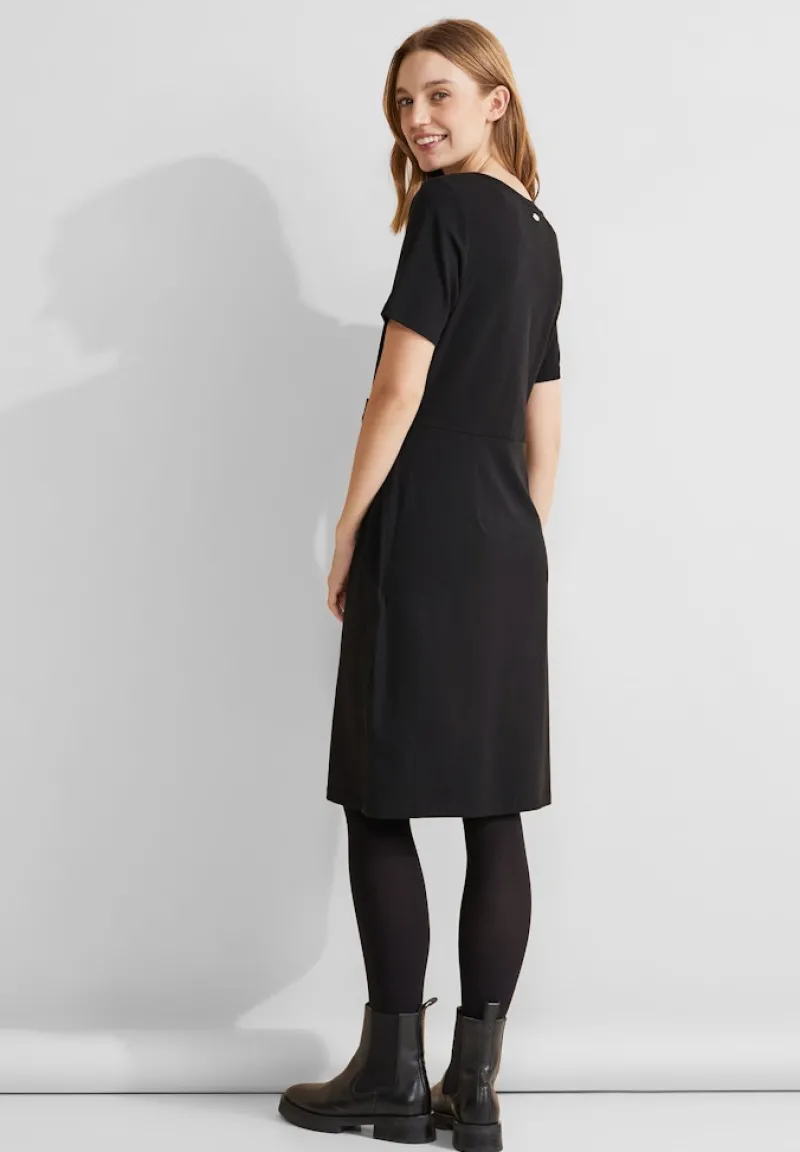 Street One Kleider*Kleid mit Knotendetail Black