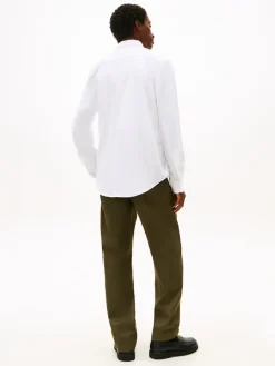 Tommy Hilfiger Pullover & Sweatshirts*KNIT PIQUE FEATHERWEIGHT SHIRT white