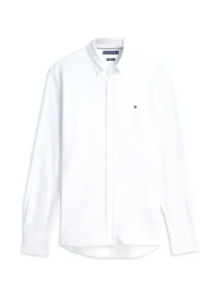 Tommy Hilfiger Pullover & Sweatshirts*KNIT PIQUE FEATHERWEIGHT SHIRT white