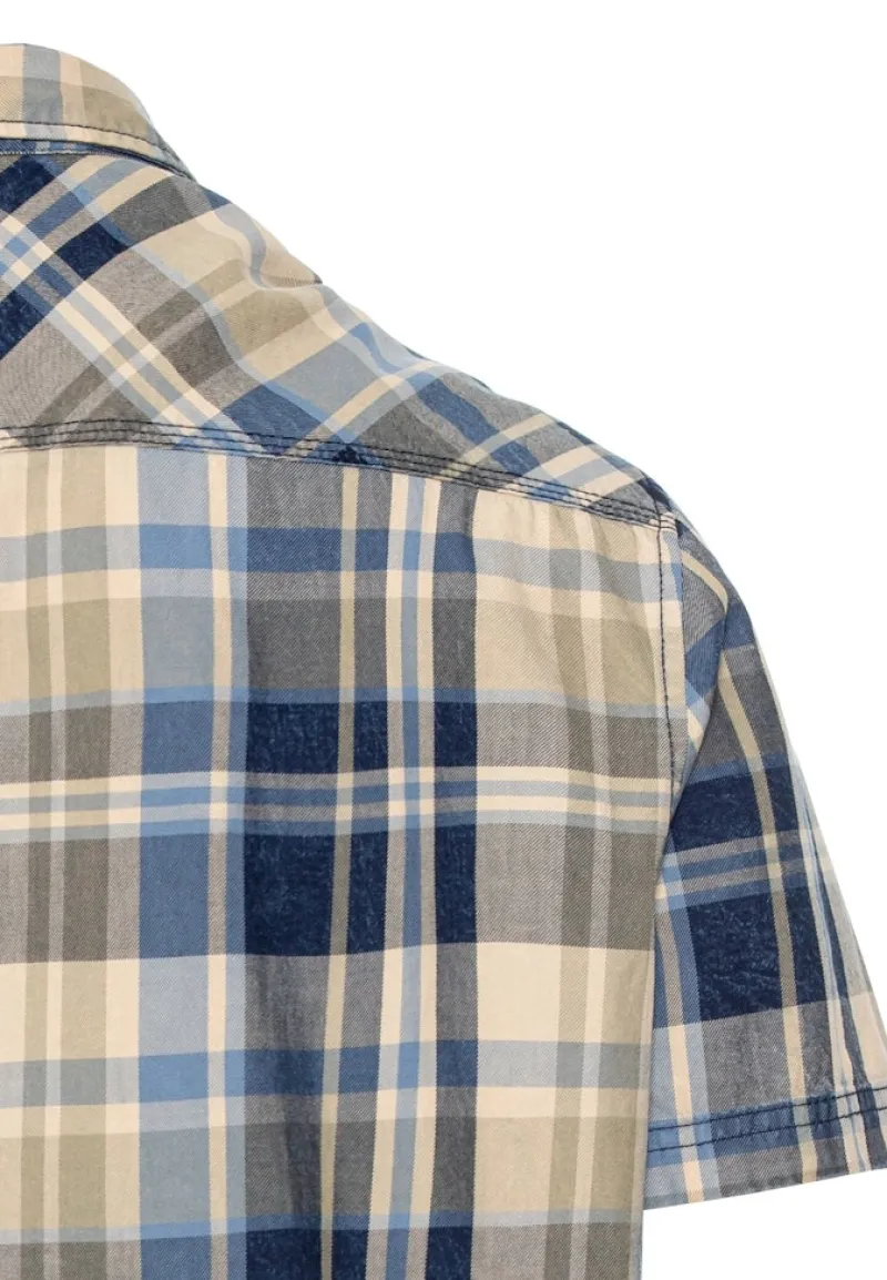 Camel Active Hemden|Big Boys*Kurzarm Hemd aus reiner Baumwolle night blue