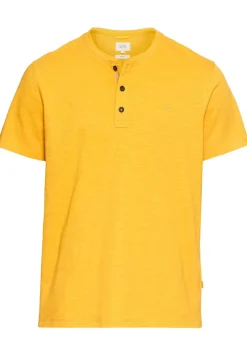Camel Active Shirts|Big Boys*Kurzarm Henley aus Organic Cotton sunflower