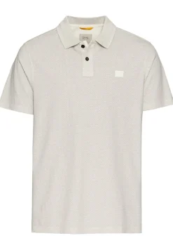 Camel Active Shirts|Big Boys*Kurzarm Poloshirt aus reiner Baumwolle ecru