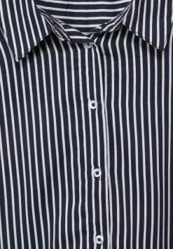 Street One Blusen*Kurzarmbluse im Streifenmix grand blue