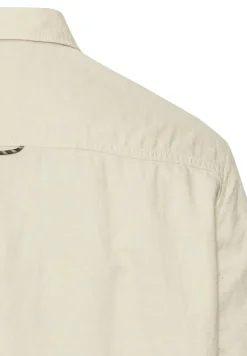 Camel Active Hemden|Big Boys*Kurzarmhemd aus einem Baumwoll-Leinenmix Beige