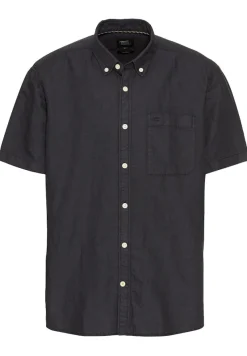 Camel Active Hemden|Big Boys*Kurzarmhemd aus einem Baumwoll-Leinenmix Dark Navy