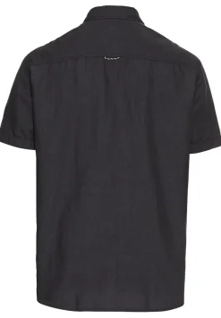 Camel Active Hemden|Big Boys*Kurzarmhemd aus einem Baumwoll-Leinenmix Dark Navy