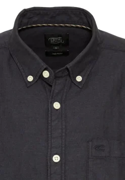 Camel Active Hemden|Big Boys*Kurzarmhemd aus einem Baumwoll-Leinenmix Dark Navy