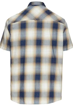 Camel Active Hemden|Big Boys*Kurzarmhemd mit Karomuster Dark Navy