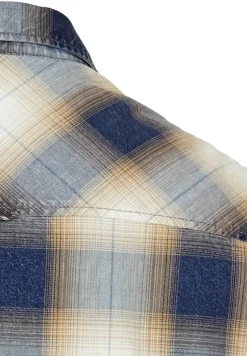 Camel Active Hemden|Big Boys*Kurzarmhemd mit Karomuster Dark Navy