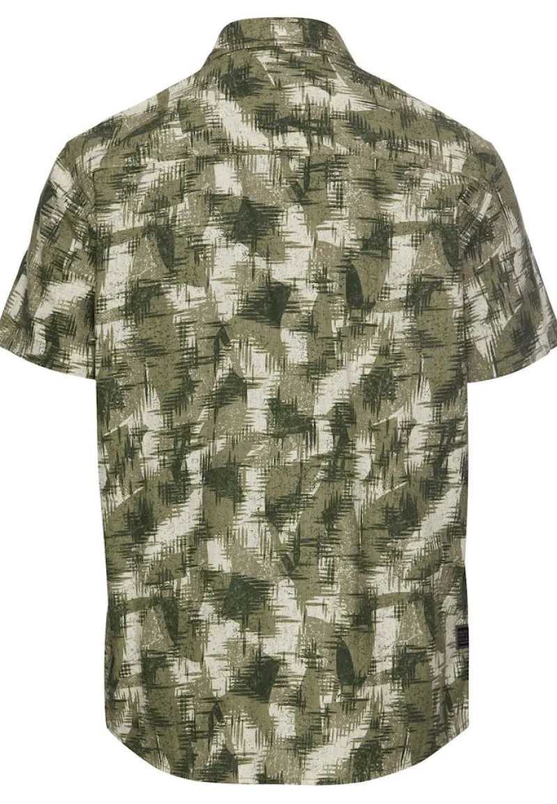 Camel Active Hemden|Big Boys*Kurzarmhemd mit Strukturmuster dusty khaki