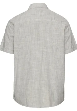 Camel Active Hemden|Big Boys*Kurzarmhemd mit Strukturmuster ecru