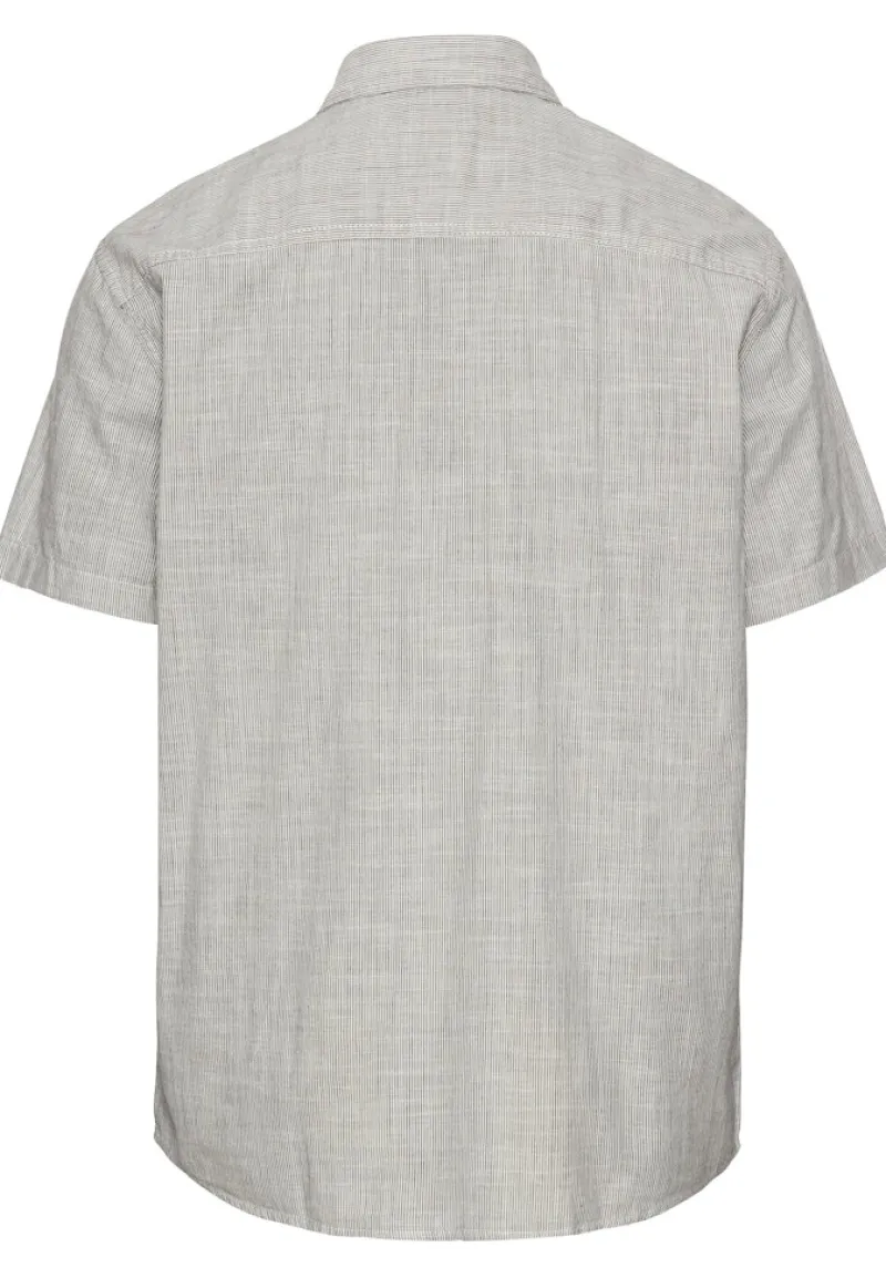 Camel Active Hemden|Big Boys*Kurzarmhemd mit Strukturmuster ecru