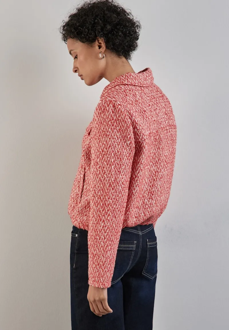 Street One Jacken*Kurze Bouclé-Jacke mandarin red