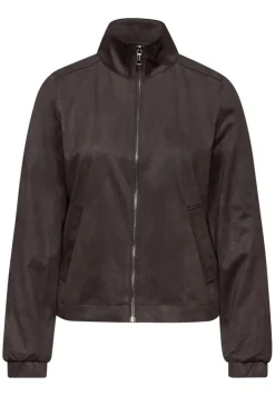 Street One Jacken*Kurze Velours Jacke deep roast brown