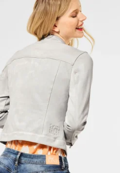 Street One Jacken*Kurze Veloursjacke sky grey