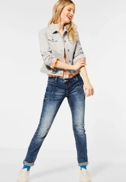 Street One Jacken*Kurze Veloursjacke sky grey